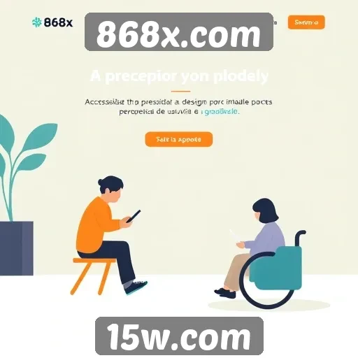 Acessibilidade e design do site 868x.com