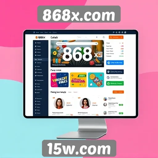 Explorando o design e navegação do site 868x.com